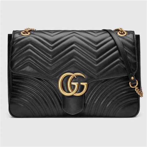 gucci handbag 00228651313|GG Emblem large shoulder bag .